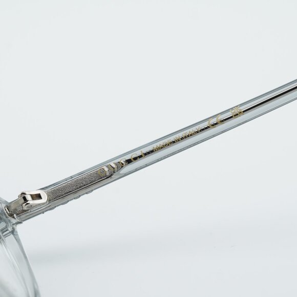 Gucci GG1998O 004 Square Eyeglasses - Transparent Grey 49mm - Picture 7 of 10